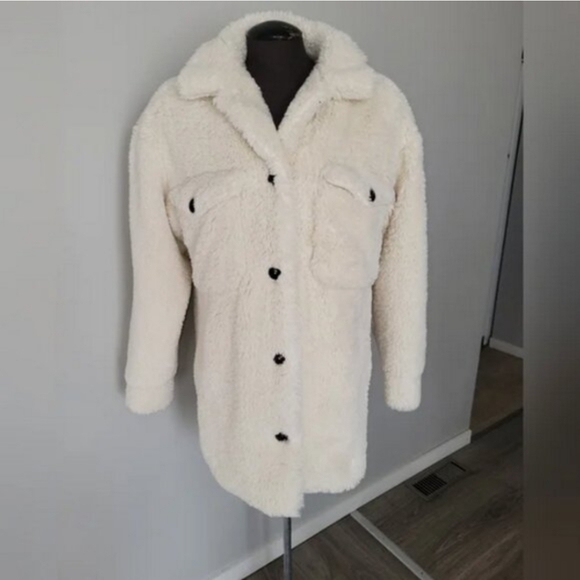 ESQUALO Jackets & Blazers - Cozy Teddy Jacket Size S